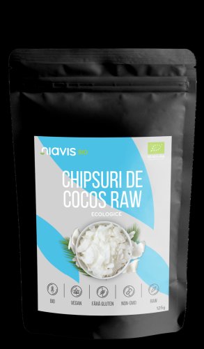 Niavis chipsuri de cocos raw ecologice 125g