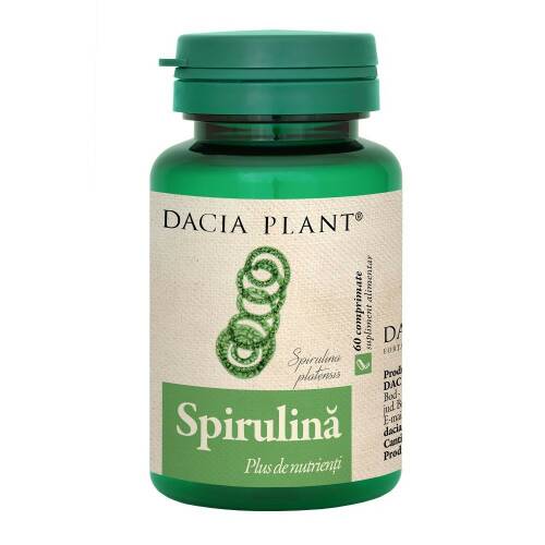 Dacia-plant - Spirulina, 60 comprimate