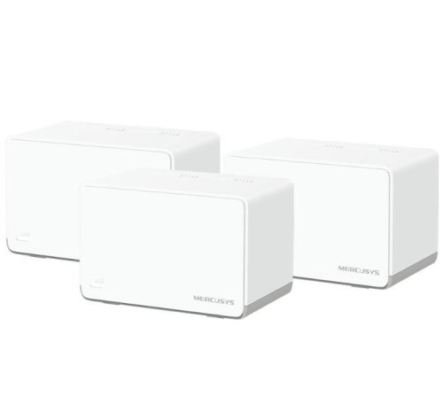 Mercusys AX1800 Whole Home Wi-Fi system HALO H70X(3-PACK),wi-fi 6 Dual-Band, Standarde Wireless: IEEE 802.11ax ac n a 5 GHz, IEEE 802.11ax n b g 2.4 GHz, viteza wireless: 1201 Mbps on 5 GHz, 574 Mbps