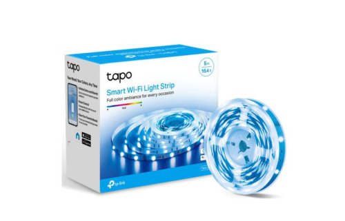 TP-Link Tapo L900-5 Smart light strip, Wi-Fi,multicolor, Dimmable, cuttable, Wi-Fi Protocol IEEE 802.11b g n, Wi-Fi Frequency 2.4 GHz Wi- Fi, 220, 240 V, 50 60 Hz, 13.5W, Dimensions 5000 10 1.6 mm.