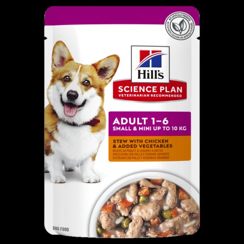 Hill's SP Canine Adult S&M Chicken & Vegetables Stew, 80 g