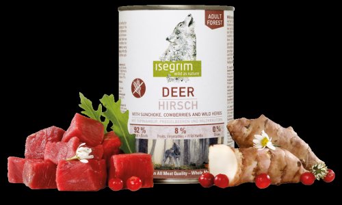 Hrana umeda, Isegrim Dog Adult Deer, 800 g
