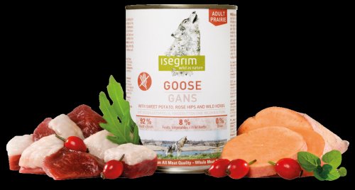 Hrana umeda, Isegrim Dog Adult Goose, 800 g