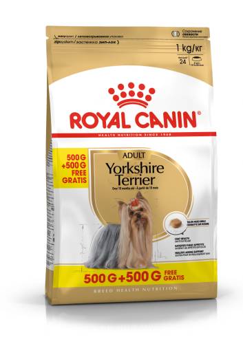 Royal Canin Yorkshire Terrier Adult 500 g + 500 g CADOU