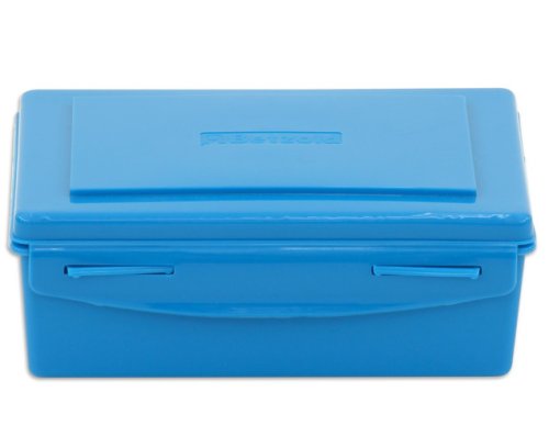 Cutie albastră din plastic pentru depozitare, 19 x 15 x 7 cm