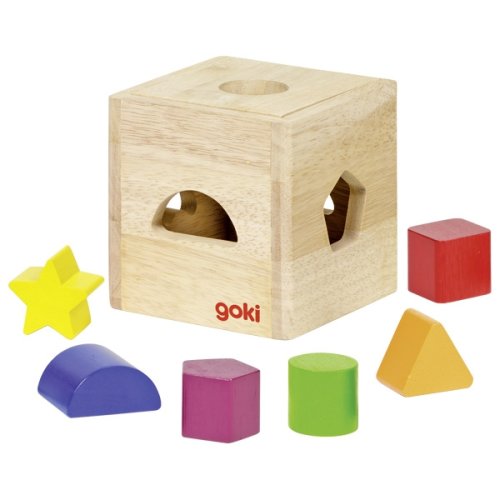 Cutie din lemn pentru sortarea formelor geometrice