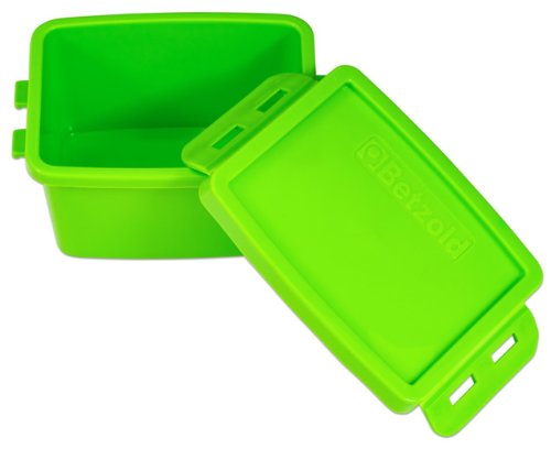 Cutie verde din plastic pentru depozitare, 11 x 6 x 8 cm 