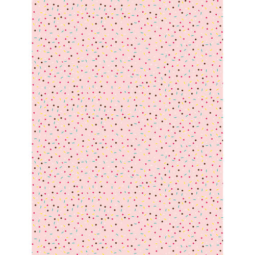 Hârtie decopatch- Roz cu puncte