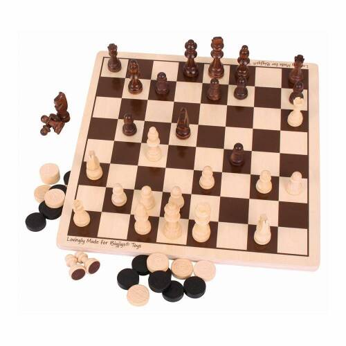 Joc 2 în 1: Șah și Dame