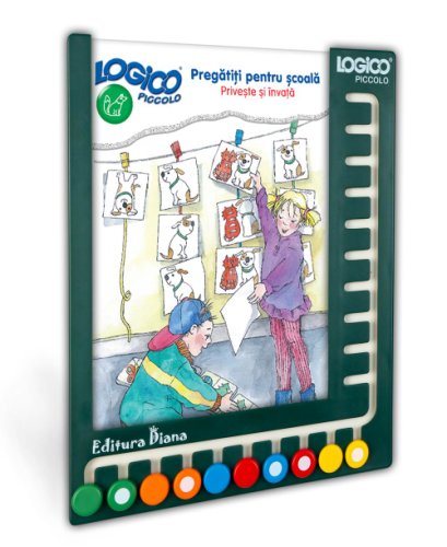 LOGICO PICCOLO - SET CU RAMĂ -Pregătiți pentru școală - Privește și învață (5+)