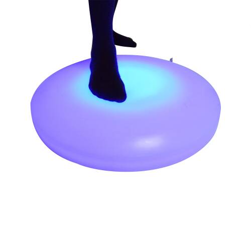 Placă interactivă rotundă pentru podea (plastic)