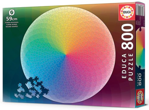 Puzzle rotund cu 800 de piese - Arco Iris