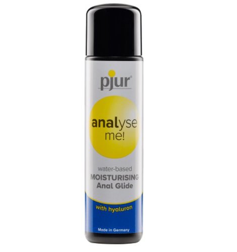 Lubrifiant pe baza de apa Pjur analyse me! moisturising anal glide, 30 ml