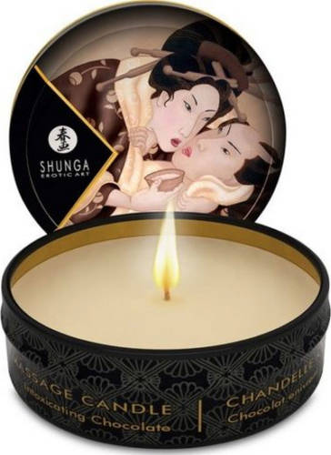 Shunga Erotic Art - Mini lumanare masaj shunga - ciocolata 30 ml