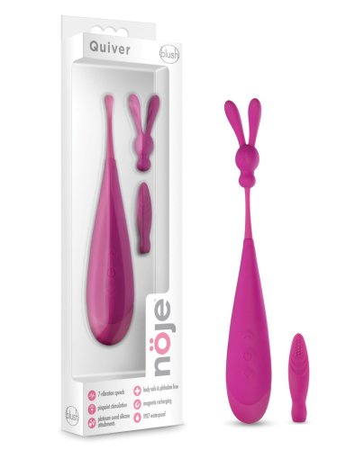 Stimulator clitoridian pinpoint noje quiver 2 accesorii roz