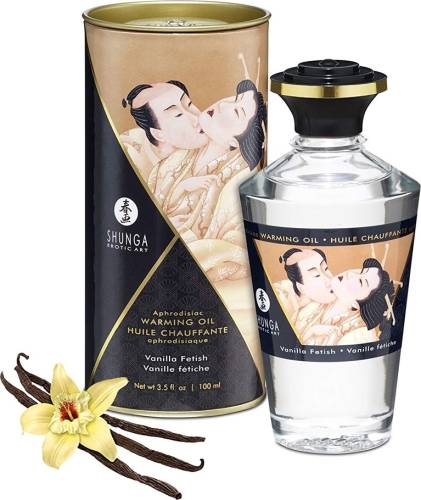 Shunga Erotic Art - Ulei afrodisiac vanilla fetish cu efect de incalzire 100ml