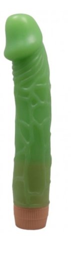 Vibrator Realist Bill, Multispeed, Verde, 22.5 cm