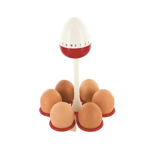 Suport pentru fiert oua cu timer inclus