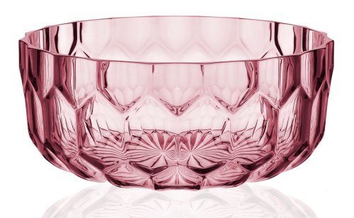 Bol Kartell Jellies Family design Patricia Urquiola 32cm roz transparent