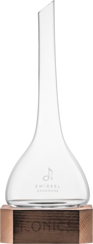 Decantor vin cu suport lemn Zwiesel Glass Iconics 750ml h536mm