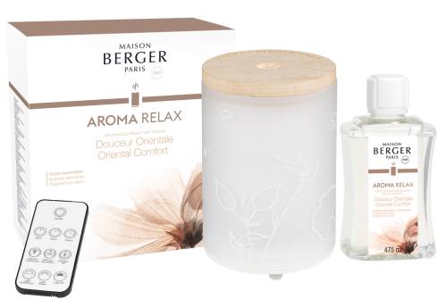 Maison Berger - Difuzor ultrasonic parfum berger aroma relax + parfum douceur orientale 475ml