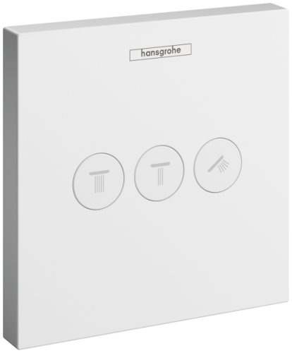 Divertor Hansgrohe Shower Select pentru 3 consumatori necesita corp ingropat alb mat