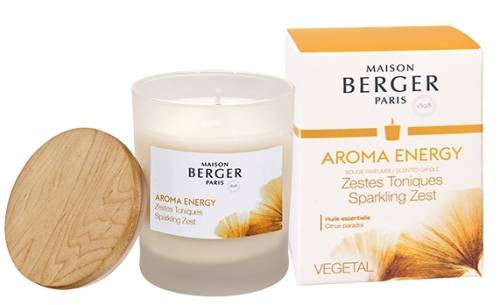 Maison Berger - Lumanare parfumata berger aroma energy zestes toniques 180g