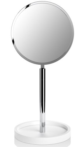 Oglinda cosmetica Decor Walther Stone KSA h 40cm marire 4x alb-crom