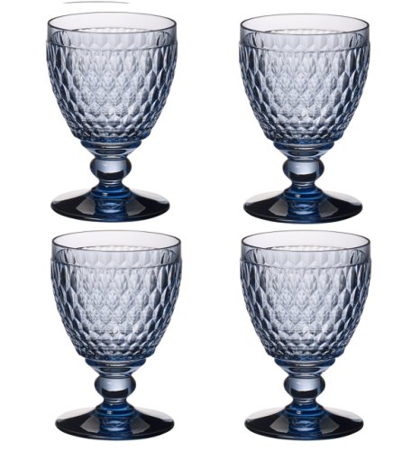 Villeroy&boch - Set 4 pahare apa villeroy & boch boston goblet albastru 144mm 0 40 litri