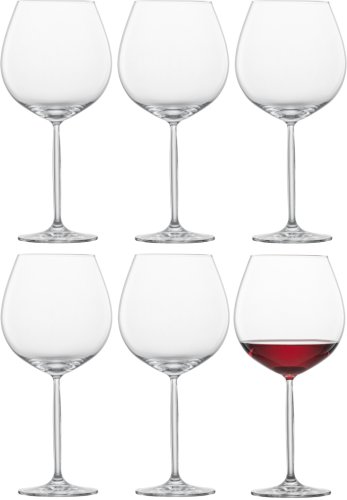 Set 6 pahare vin rosu schott zwiesel diva burgundy cristal tritan 839ml