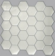 York Wallcoverings - Placa mozaic pearl hexagon | 4 placi de 26,7 cm x 26,7 cm