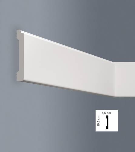 Bovelacci - Plinta decorativa 105 x 15 mm - 2ml | nf110