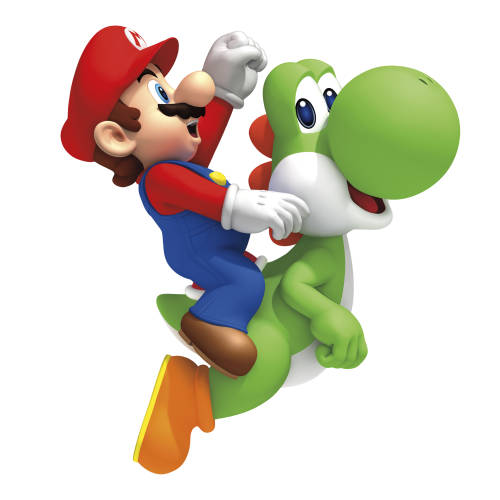 Sticker gigant Yoshi - Mario | 46 cm x 102 cm