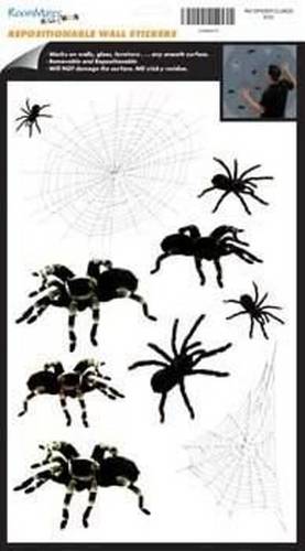 York Wallcoverings - Sticker halloween spiders | 1 colita de 25,4 cm x 45,7 cm