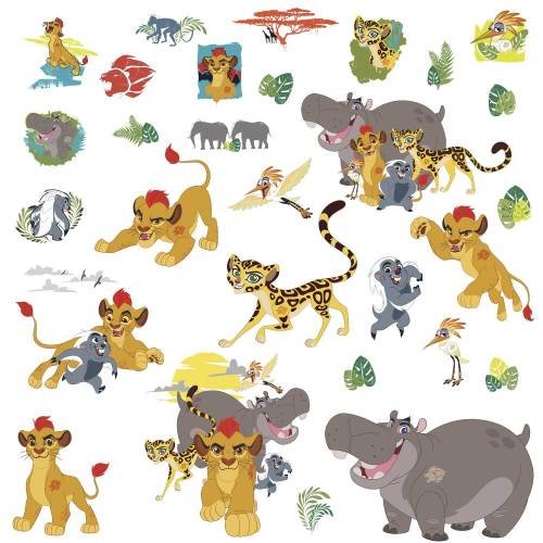 Sticker Personaje LION GUARD | 4 colite de 25,4 cm x 45,7 cm