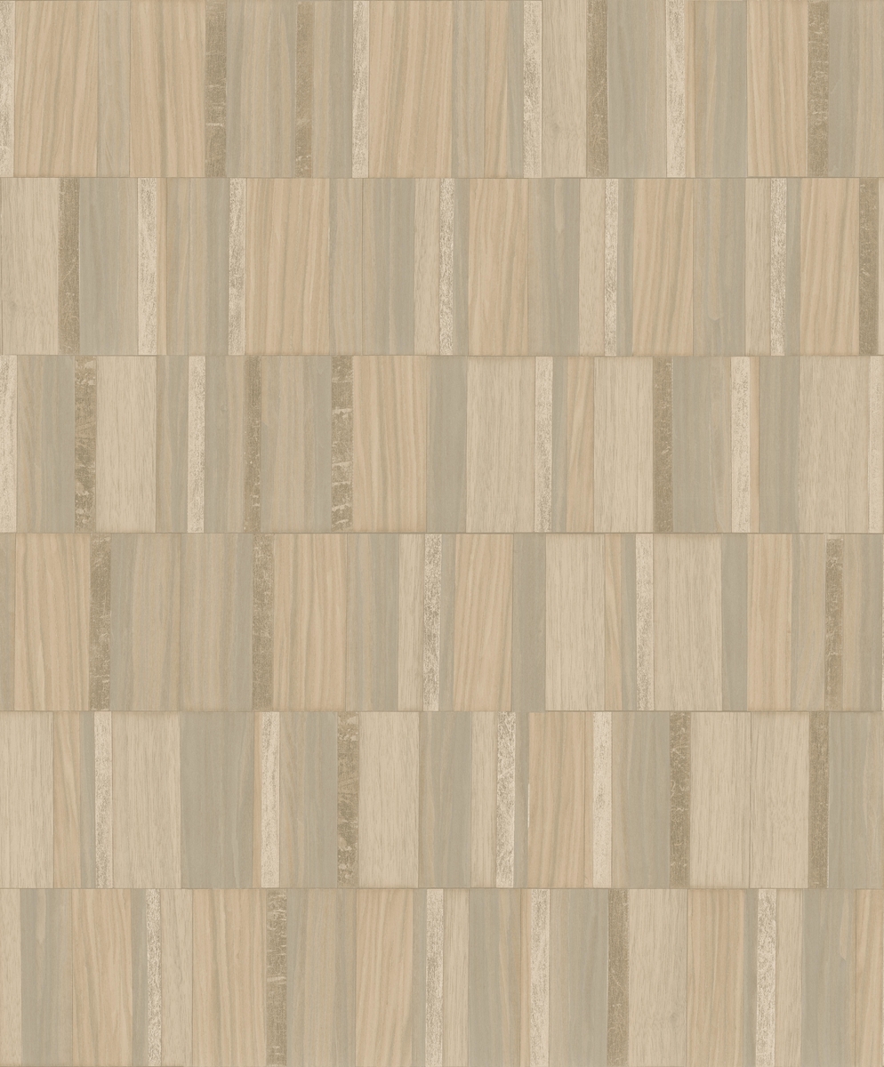 York Wallcoverings - Tapet gilded wood tile | mm1700