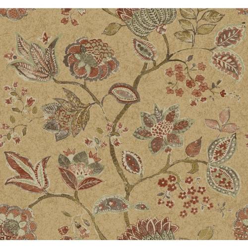 York Wallcoverings - Tapet jacobean floral | kp4944