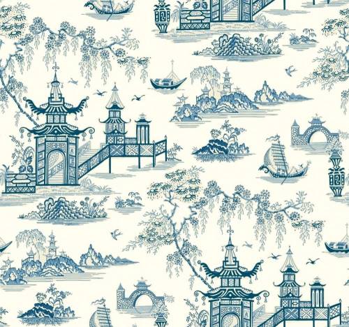 York Wallcoverings - Tapet peaceful temple | wc7553