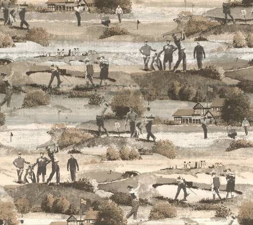 York Wallcoverings - Tapet the old course | mw9230