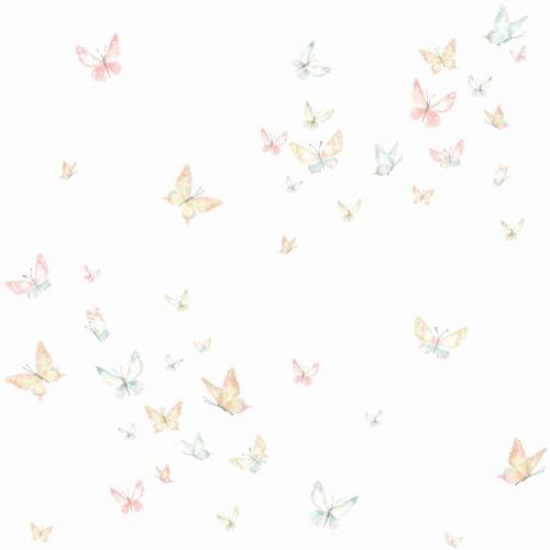 York Wallcoverings - Tapet watercolor butterflies | ki0524
