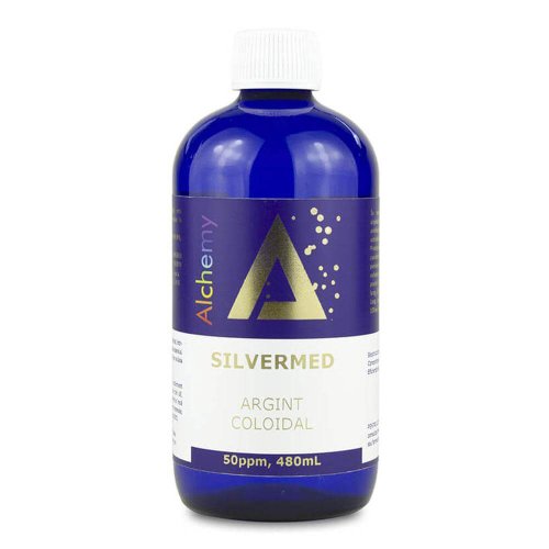 Argint coloidal SilverMed 50ppm Pure Alchemy, 480 ml, natural