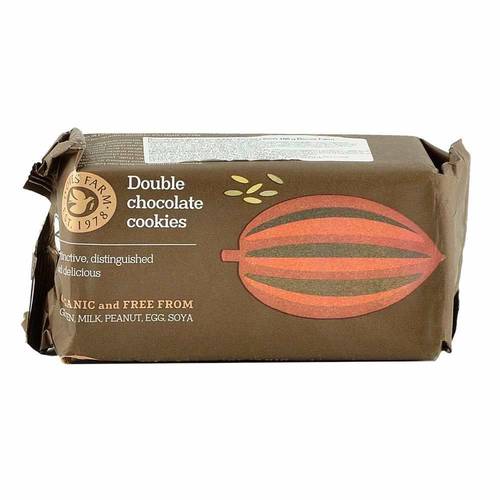 Biscuiti cu dubla ciocolata fara gluten Dove's Farm, bio, 180 g