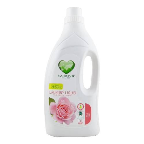 Planet Pure - Detergent bio pentru lana si matase cu trandafir salbatic, 1,55l