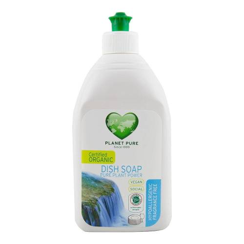 Planet Pure - Detergent de vase hipoalergenic, bio, 510ml