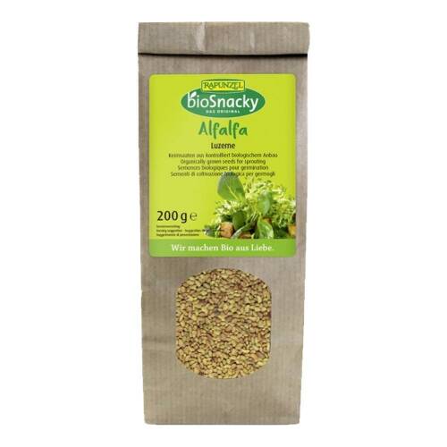 Seminte de lucerna pentru germinat, Rapunzel BioSnacky, bio, 200 g, ecologic