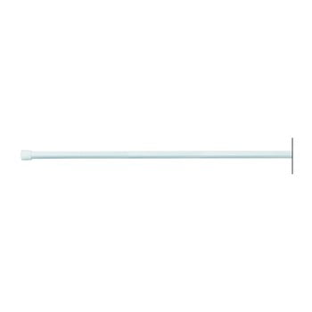 Idesign - Bară perdea pentru cabina de duș cu lungime ajustabilă interdesign, 198 - 275 cm, alb