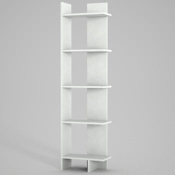 Tera Home - Bibliotecă perla. înălțime 170 cm, alb