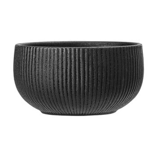 Bol din gresie ceramică Bloomingville Neri, ø 14,5 cm, negru