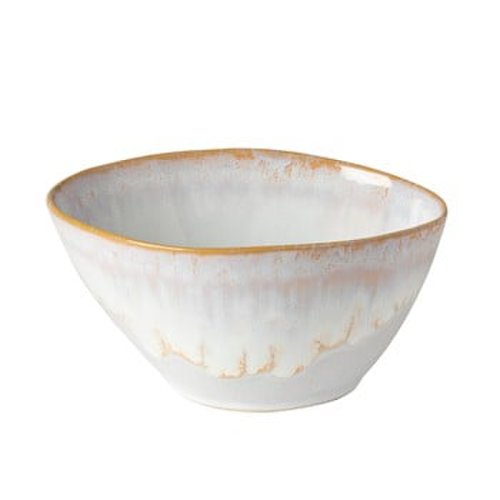 Bol din gresie ceramică Costa Nova Brisa, ⌀ 16 cm, alb - bej