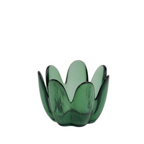 Ego Dekor - Bol din sticlă reciclată go dekor brotes, verde